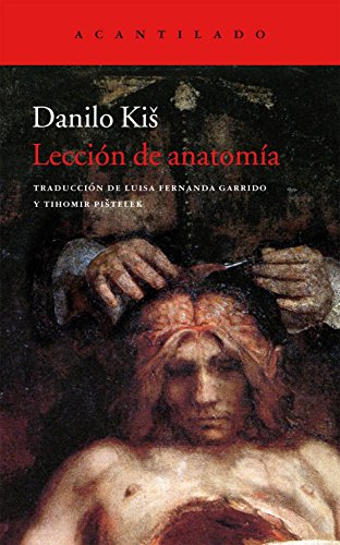 Portada del libro de  LECCIÓN DE ANATOMÍA