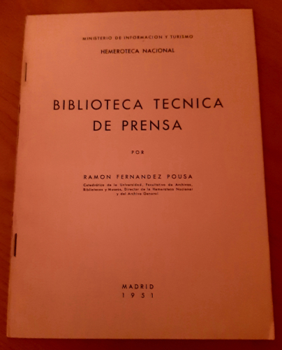 Portada del libro de BIBLIOTECA TÉCNICA DE PRENSA 