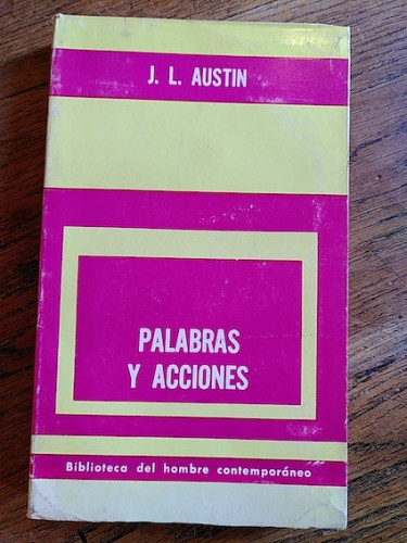 Portada del libro de PALABRAS Y ACCIONES