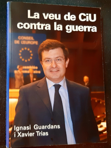Portada del libro de La veu de CiU contra la guerra
