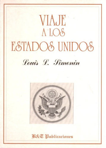 Portada del libro de VIAJE A LOS ESTADOS UNIDOS