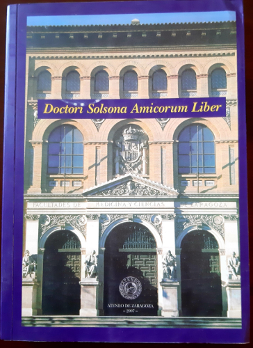 Portada del libro de DOCTORI SOLSONA AMICORUM LIBER