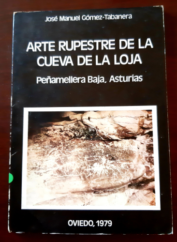 Portada del libro de ARTE RUPESTRE DE LA CUEVA DE LA LOJA