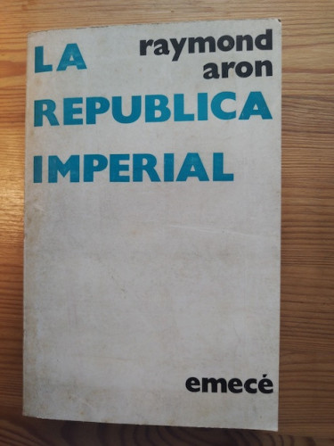 Portada del libro de LA REPUBLICA IMPERIAL