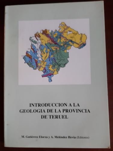 Portada del libro de INTRODUCCIÓN A LA GEOLOGÍA DE LA PROVINCIA DE TERUEL