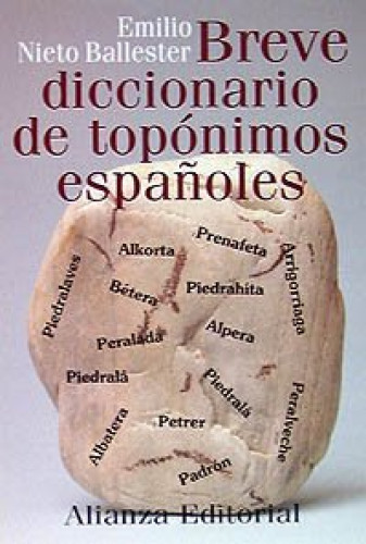 Portada del libro BREVE DICCIONARIO DE TOPÓNIMOS ESPAÑOLES 