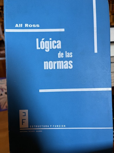 Portada del libro de LÓGICA DE LAS NORMAS.