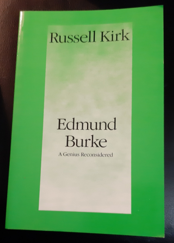 Portada del libro Edmund Burke: A Genius Reconsidered