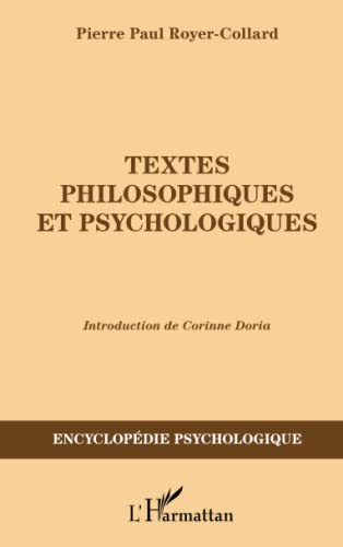 Portada del libro de Textes philosophiques et psychologiques 