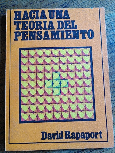 Portada del libro de HACIA UNA TEORÍA DEL PENSAMIENTO