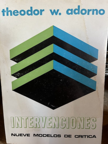 Portada del libro de INTERVENCIONES. NUEVE MODELOS DE CRÍTICA