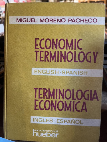 Portada del libro de ECONOMIC TERMINOLOGY / TERMINOLOGÍA ECONÓMICA