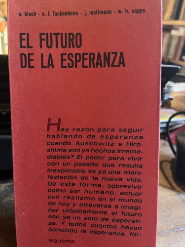 Portada del libro EL FUTURO DE LA ESPERANZA 