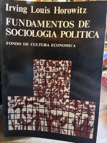 Portada del libro de FUNDAMENTOS DE SOCIOLOGÍA POLÍTICA 