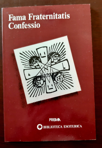 Portada del libro de Fama fraternitatis. Confessio