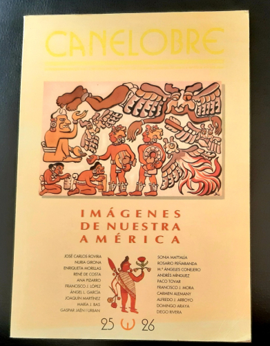 Portada del libro de CANELOBRE Nº25-26. IMÁGENES DE NUESTRA AMÉRICA