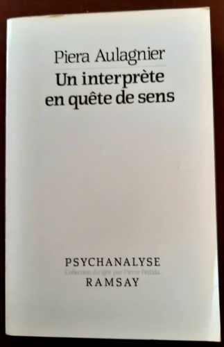 Portada del libro de Un interprete en quete de sens