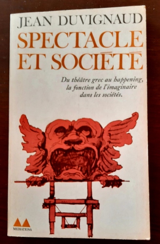 Portada del libro de SPECTACLE ET SOCIETE