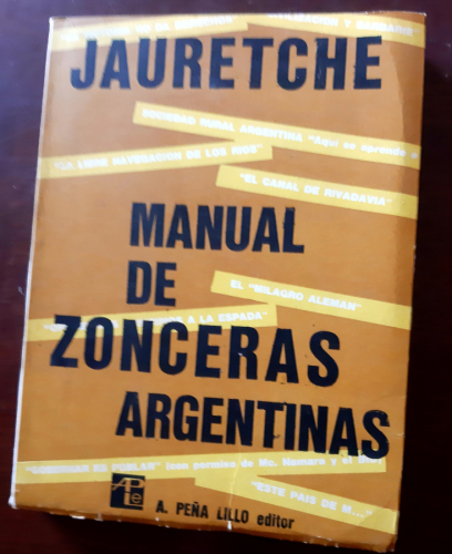 Portada del libro MANUAL DE ZONCERAS ARGENTINAS