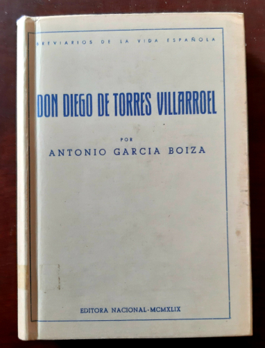 Portada del libro de DON DIEGO DE TORRES VILLARROEL