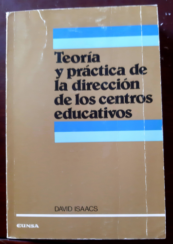Portada del libro de TEORÍA Y PRÁCTICA DE LA DIRECCIÓN DE LOS CENTROS EDUCATIVOS
