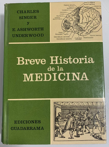 Portada del libro BREVE HISTORIA DE LA MEDICINA