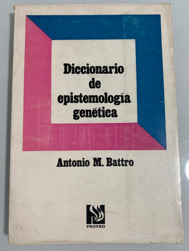 Portada del libro DICCIONARIO DE EPISTEMOLOGÍA GENÉTICA
