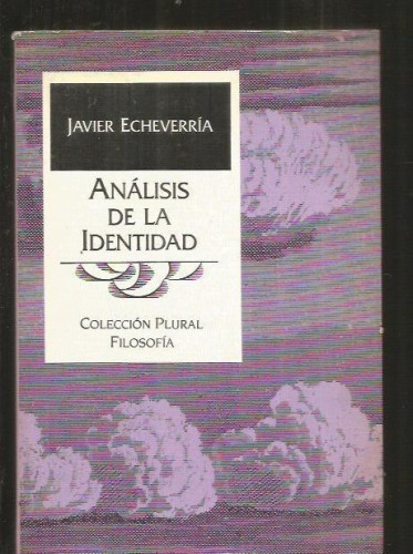 Portada del libro de Análisis de la identidad
