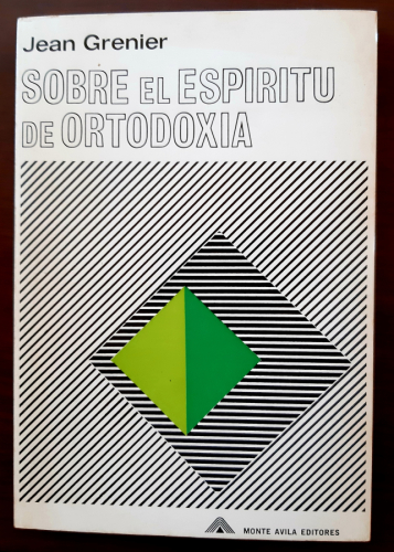 Portada del libro de SOBRE EL ESPÍRITU DE ORTODOXIA