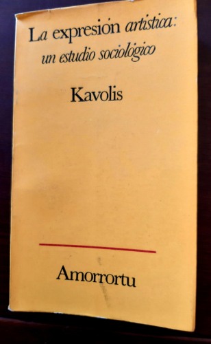 Portada del libro de LA EXPRESIÓN ARTÍSTICA UN ESTUDIO SOCIOLÓGICO