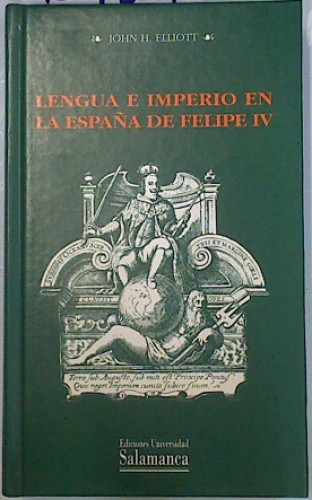 Portada del libro Lengua e Imperio en la España de Felipe IV