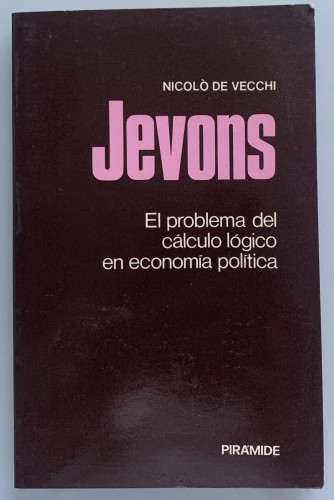 Portada del libro de JEVONS