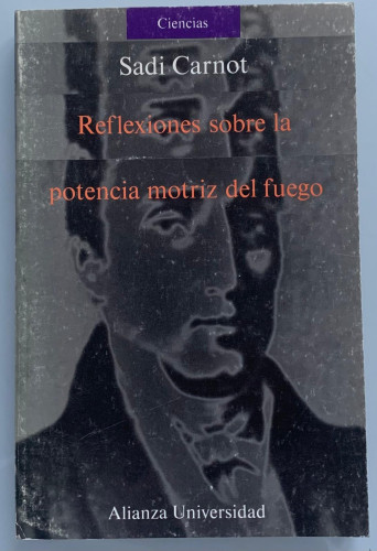 Portada del libro de REFLEXIONES SOBRE LA POTENCIA MOTRIZ DEL FUEGO