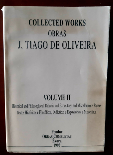 Portada del libro de COLLECTED WORKS OBRAS Volume II Textos Históricos e filosóficos, didácticos e expositórios e miscelanea...