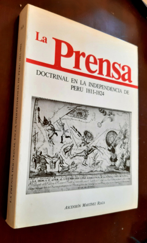 Portada del libro de La prensa doctrinal en la Independencia de Perú 1811-1824