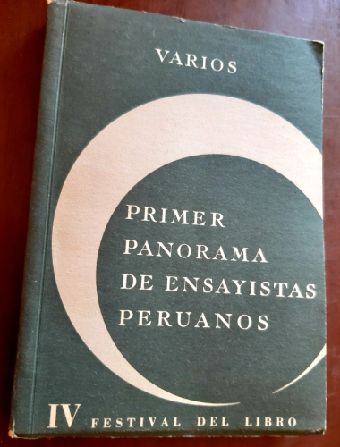 Portada del libro de PRIMER PANORAMA DE ENSAYISTAS PERUANOS