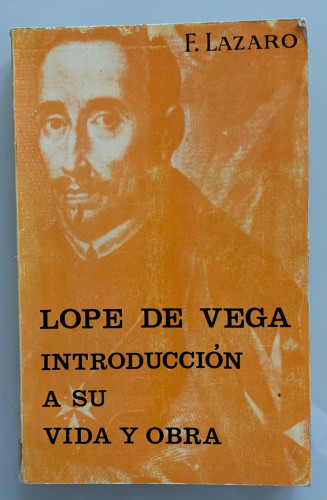 Portada del libro de LOPE DE VEGA. Introducción a su vida y obra