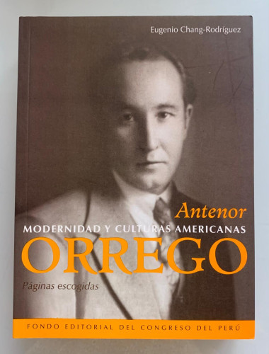 Portada del libro de Antenor Orrego