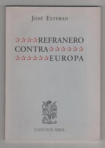 Portada del libro de REFRANERO CONTRA EUROPA