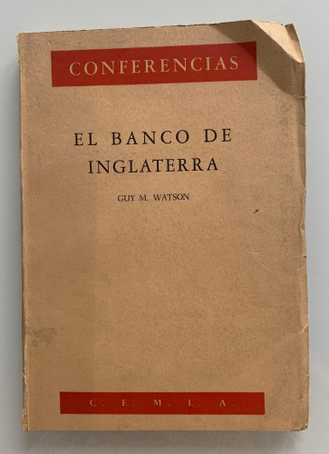 Portada del libro de EL BANCO DE INGLATERRA