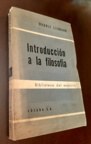 Portada del libro de INTRODUCCIÓN A LA FILOSOFÍA 