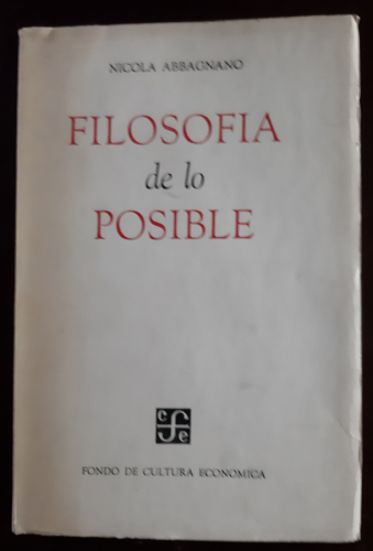 Portada del libro de FILOSOFÍA DE LO POSIBLE