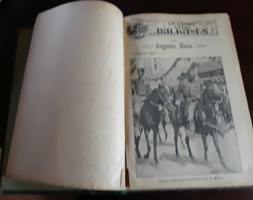 Portada del libro de LA GUERRA DE LOS BALCANES. 10 números encuadernado