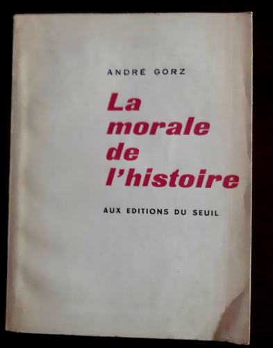 Portada del libro de LA MORALE DE L'HISTOIRE