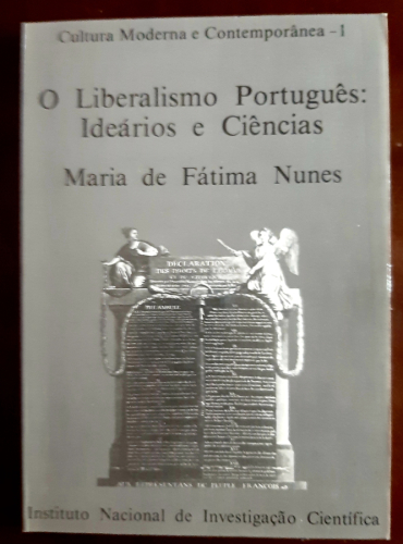 Portada del libro de O LIBERALISMO PORTUGUÊS: IDEÁRIOS E CIÊNCIAS.