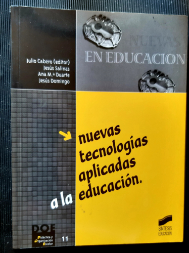 Portada del libro de Nuevas tecnologías aplicadas a la educación