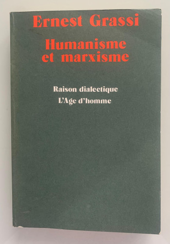 Portada del libro de HUMANISME ET MARISME