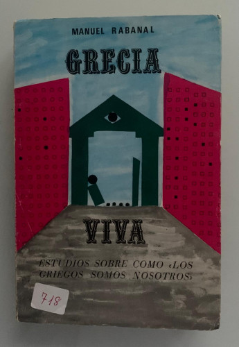 Portada del libro de GRECIA VIVA