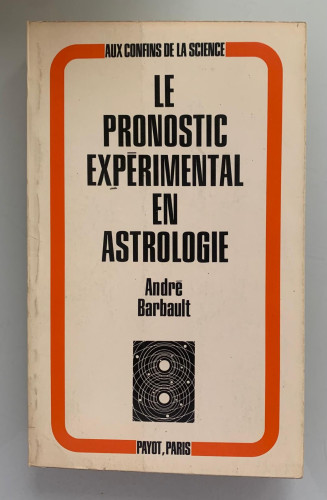 Portada del libro de LE PRONOSTIC EXPÉRIMENTAL EN ASTROLOGIE