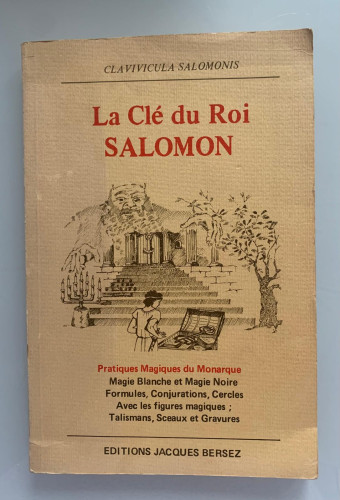 Portada del libro de LA CLÉ DU ROI SALOMON